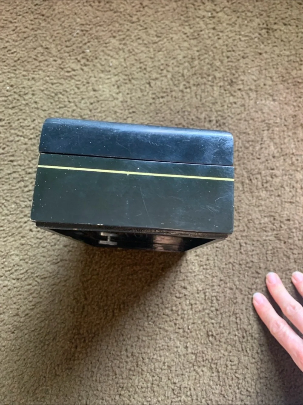 Vintage Avon Music Jewelry Box Black Lacquer President's Sales Competition 1983 - Picture 6 of 12
